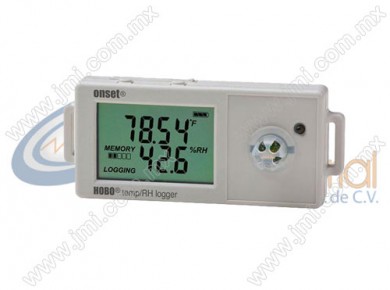 Registrador de temperatura y humedad con precision de 2.5% RH
