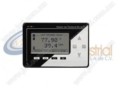 registrador data loggers temperatura y humedad con pantalla