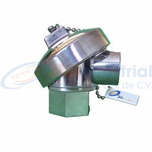 Cabeza Termopar de Aluminio Pulido
